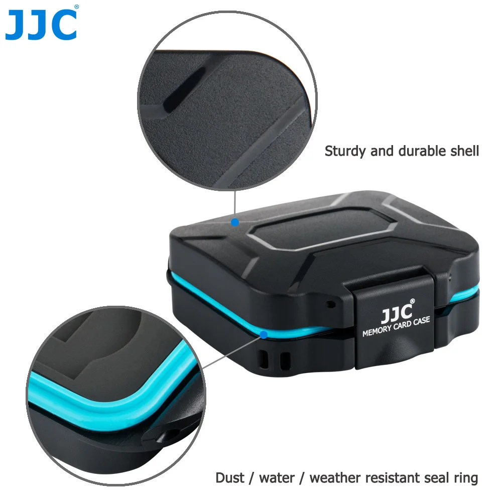 Чехол-Кошелек JJC для карт памяти SD органайзер 4 SDHC SDXC Micro TF-карт с инструментом