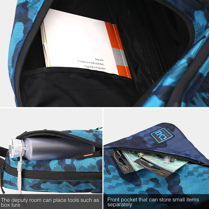 TSURINOYA модная сумка для рыбалки 35*24*11 см водонепроницаемая многофункциональная