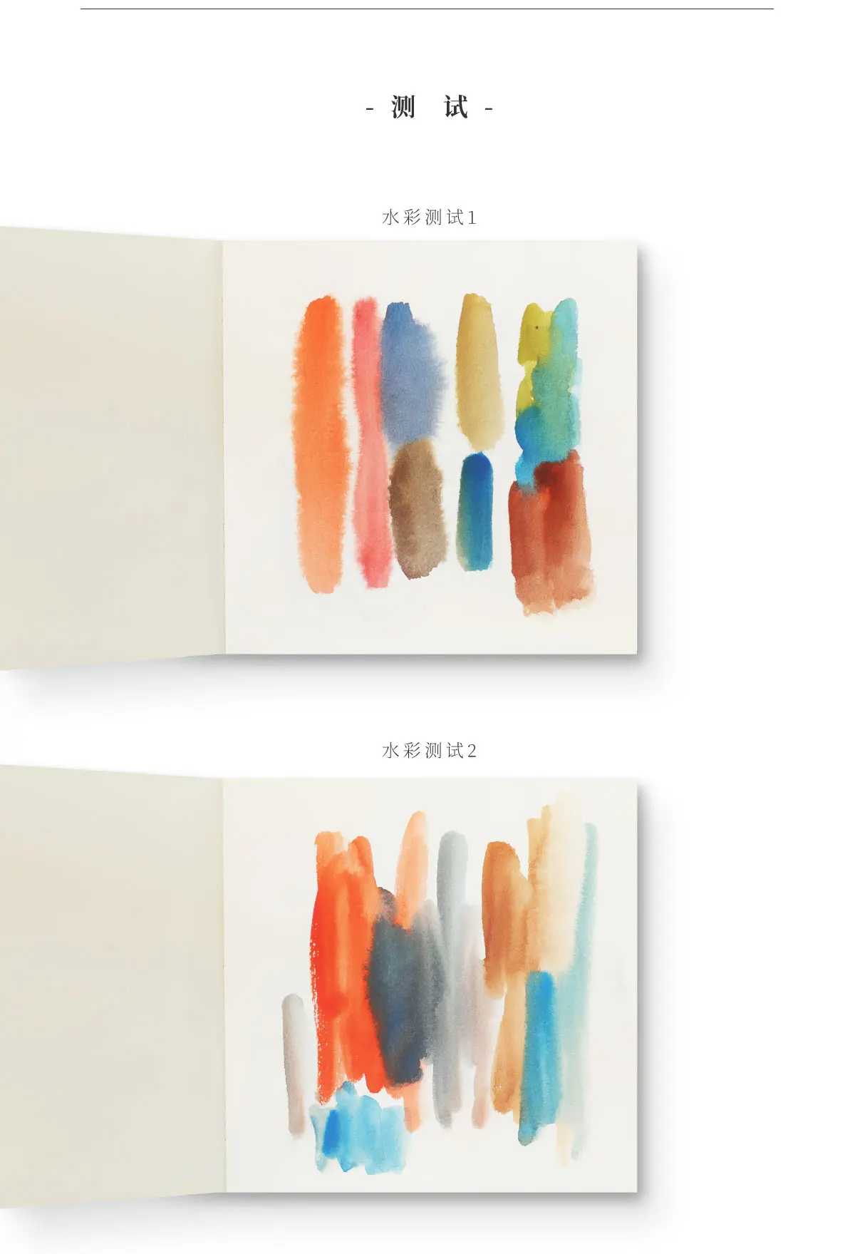 

Mini small portable square notebook hand-painted books sketchbooks painting drawing black cover
