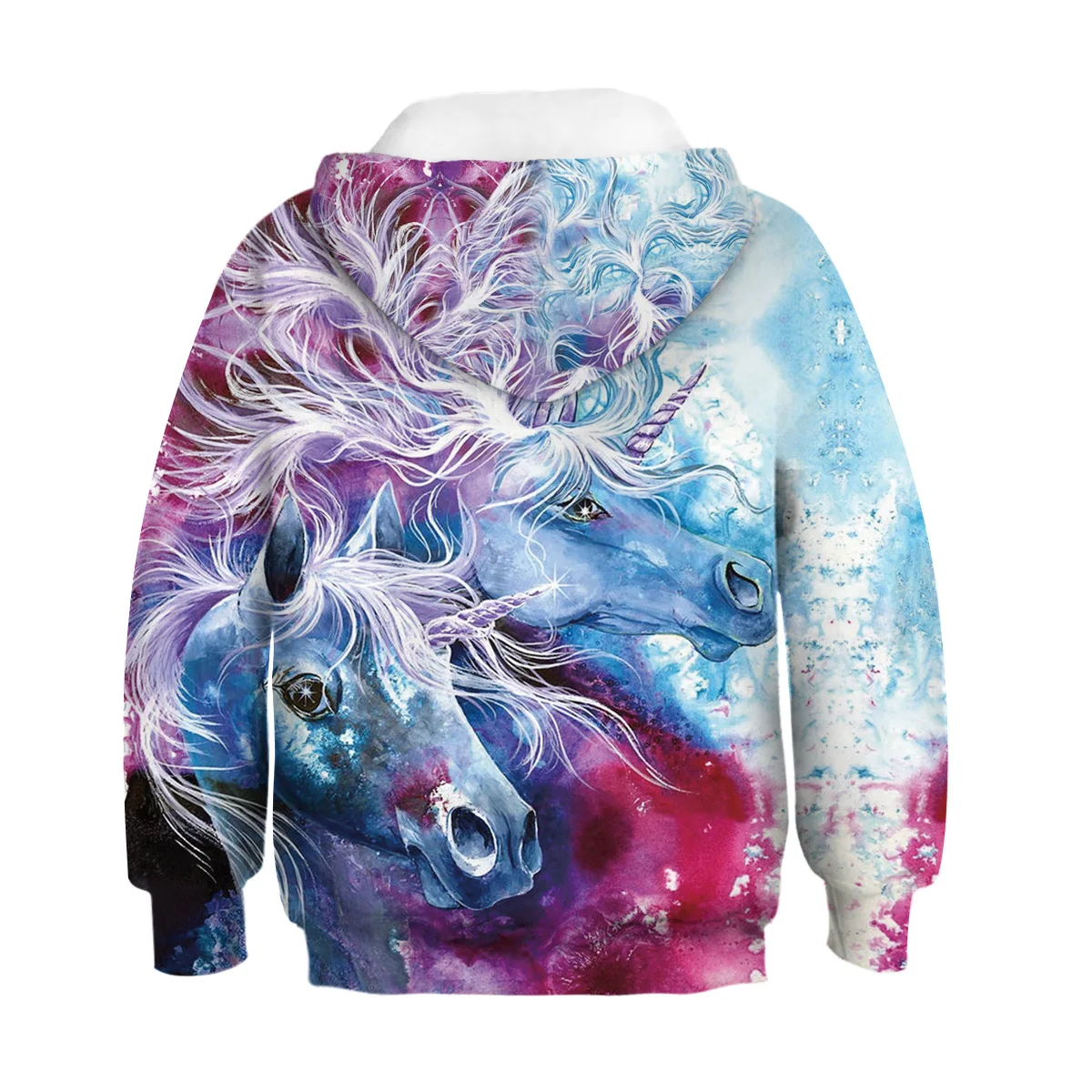 

Unicorn Hoodies Clothes Boys Girls New Starry Sky Digital Print Pullover Kids Casual Tracksuit Outerwear Children's Sweatshirts