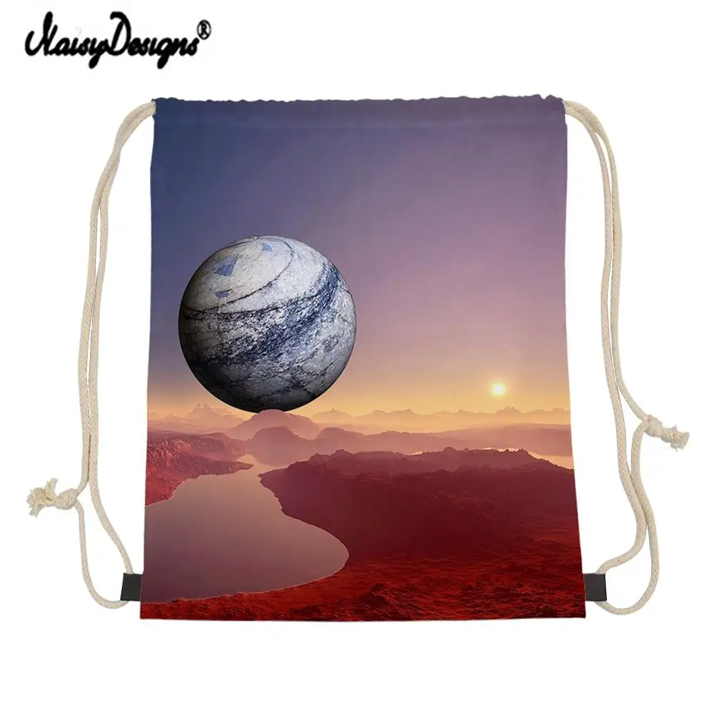 Новинка 2019 модный холщовый мини рюкзак для девочек и мужчин со звездами принтом