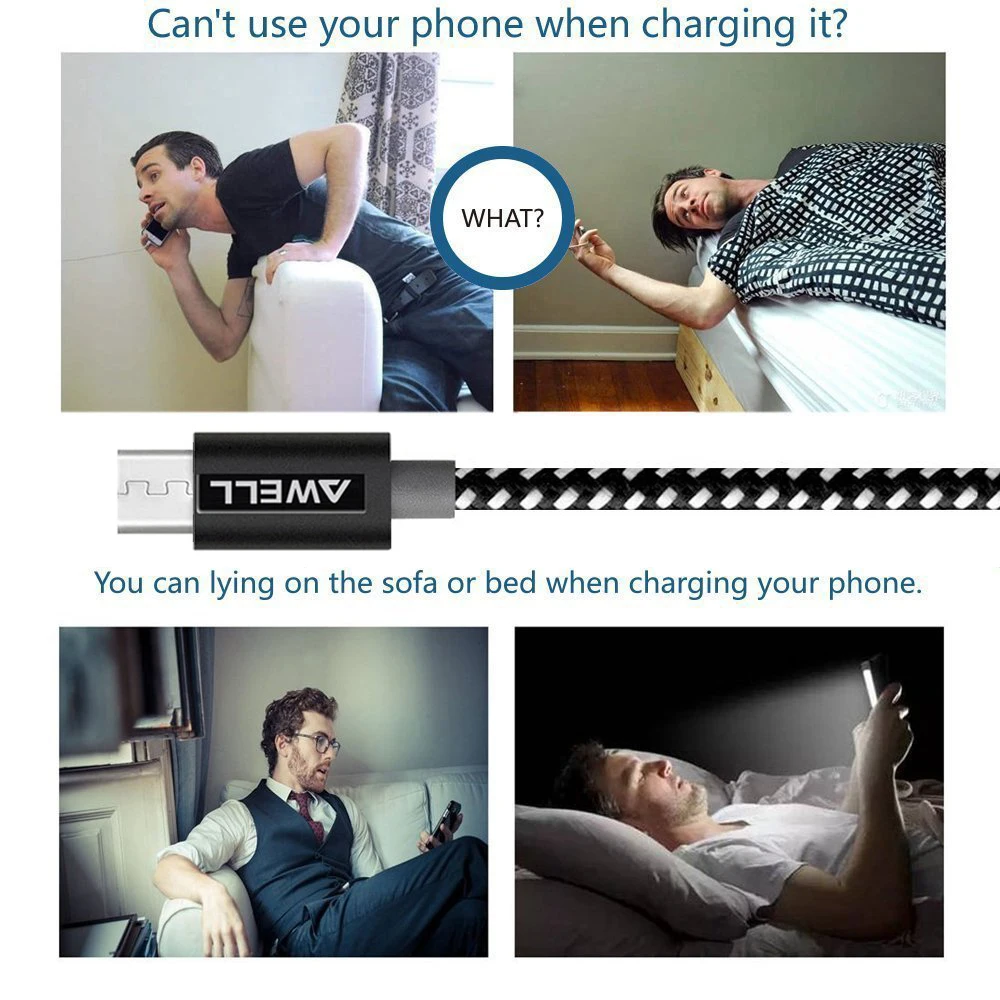 1 м/2 м/3 м USB кабель для Iphone X Xr 8 7 6 Micro usb type C провод huawei iPhone Xiaomi samsung s8 s6 s7 S9 быстрой