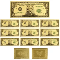 1928 america gold banknote 1 dollars banknote us gold foil bank notes currency paper money collections art gift home decor