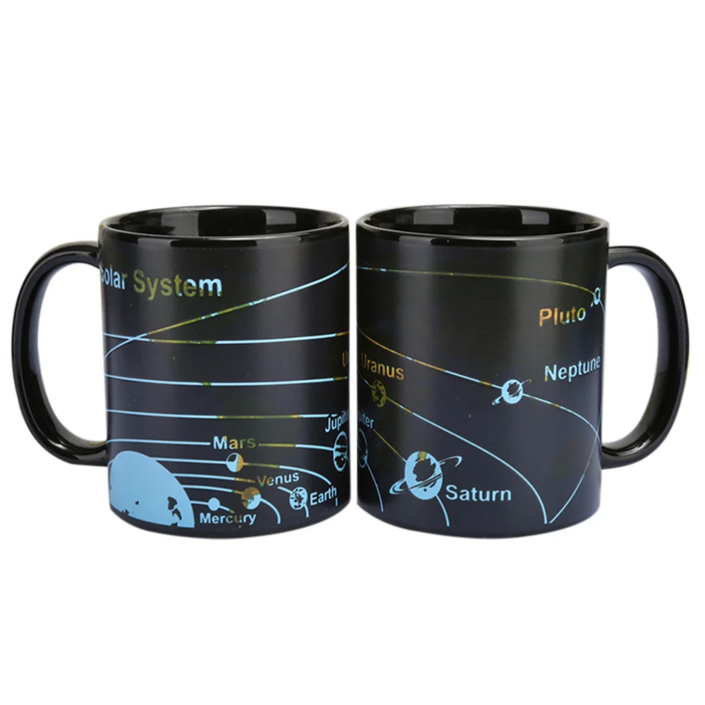 Керамическая кружка с изменением цвета солнечная система Континентальная