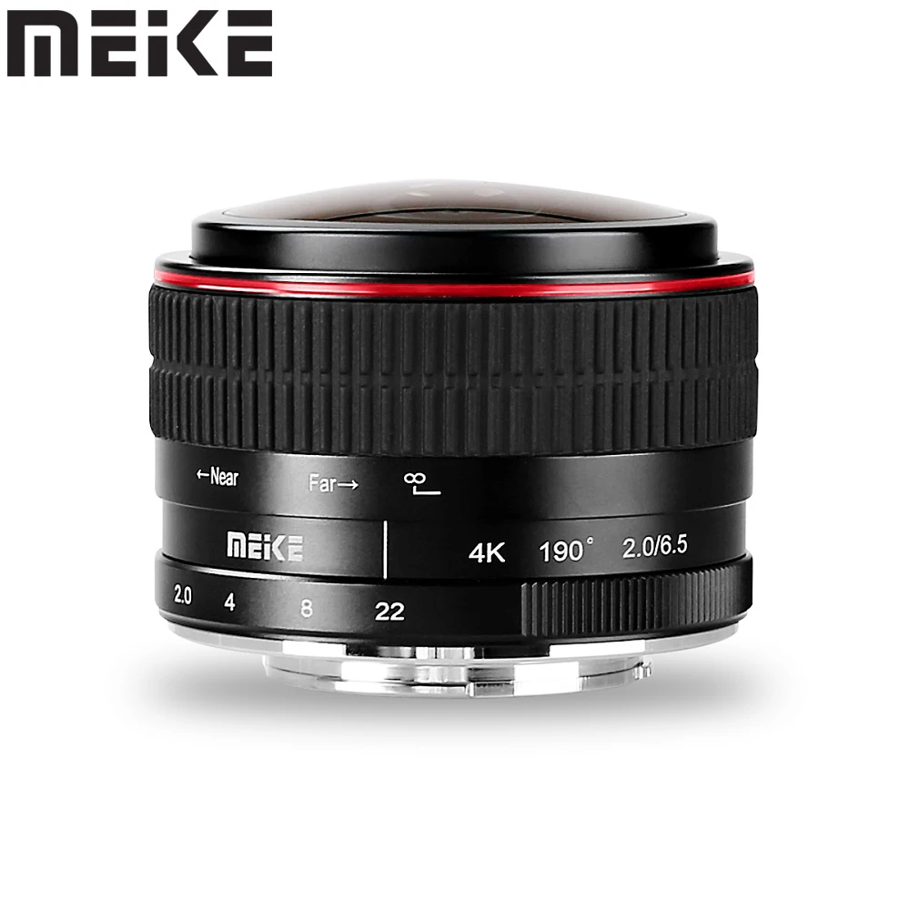 Meike 6 5 мм f2.0 ручной Объектив рыбий глаз для Canon EF-M крепление/держатель объектива Sony