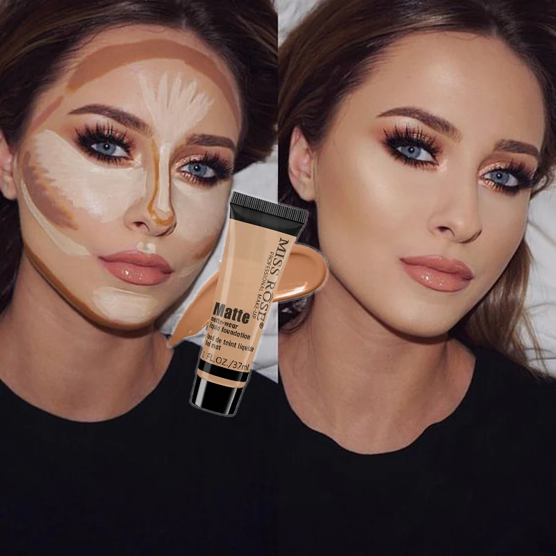 MISS ROSE Foundation Face Concealer Repair Nourishing Makeup Brighten Cream Professional Base Primer TSLM1 | Красота и здоровье