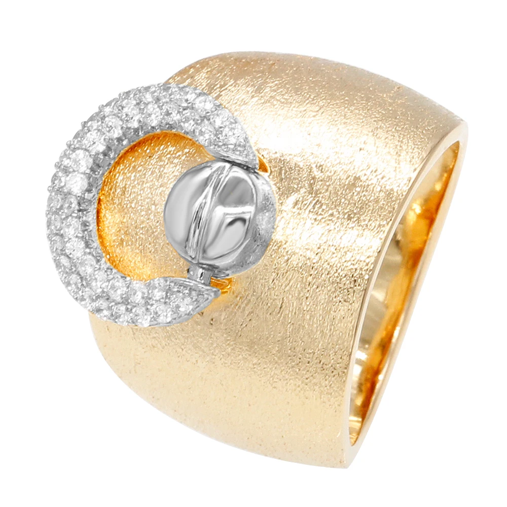 TIRIM Fashion Retro Style Cubic Zirconia Women Ring Jewelry Luxury Textured Finish Finger Rings for Women кольца grunge