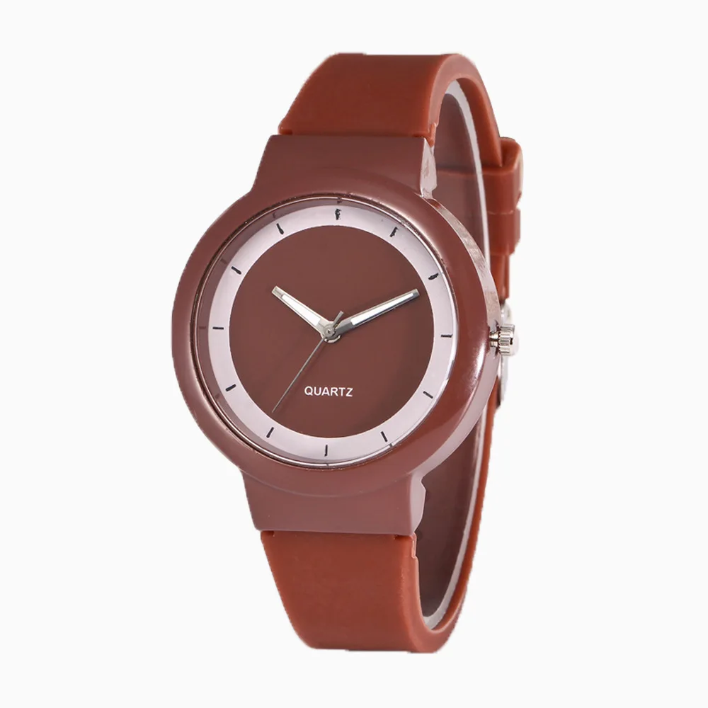 Часы наручные женские кварцевые аналоговые модные простые Стильные в
