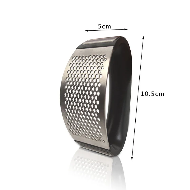 

1pcs Stainless Steel Garlic Press Manual Garlic Mincer Chopping Garlic Tools Curve Fruit Vegetable Tools Kitchen Gadgets