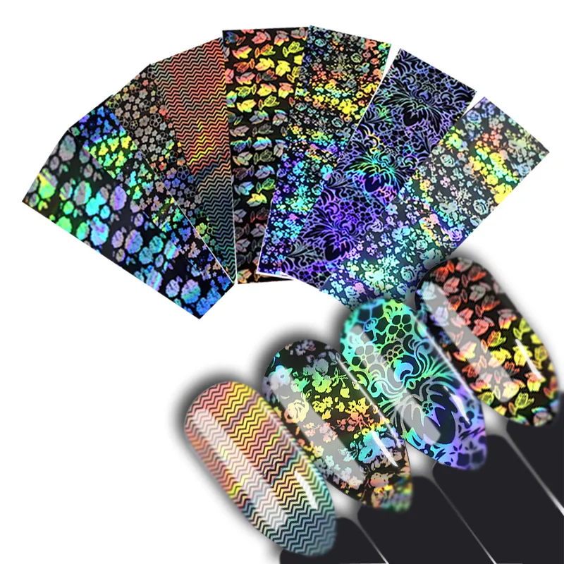 Фольга для ногтей голографическая звездное небо фольга нейл-арта возможность