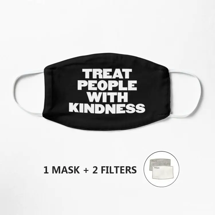

Treat People With Kindness Mask Israel Mask Adjustable Protect Mask Unisex washable Mask Mascarilla reutilizable