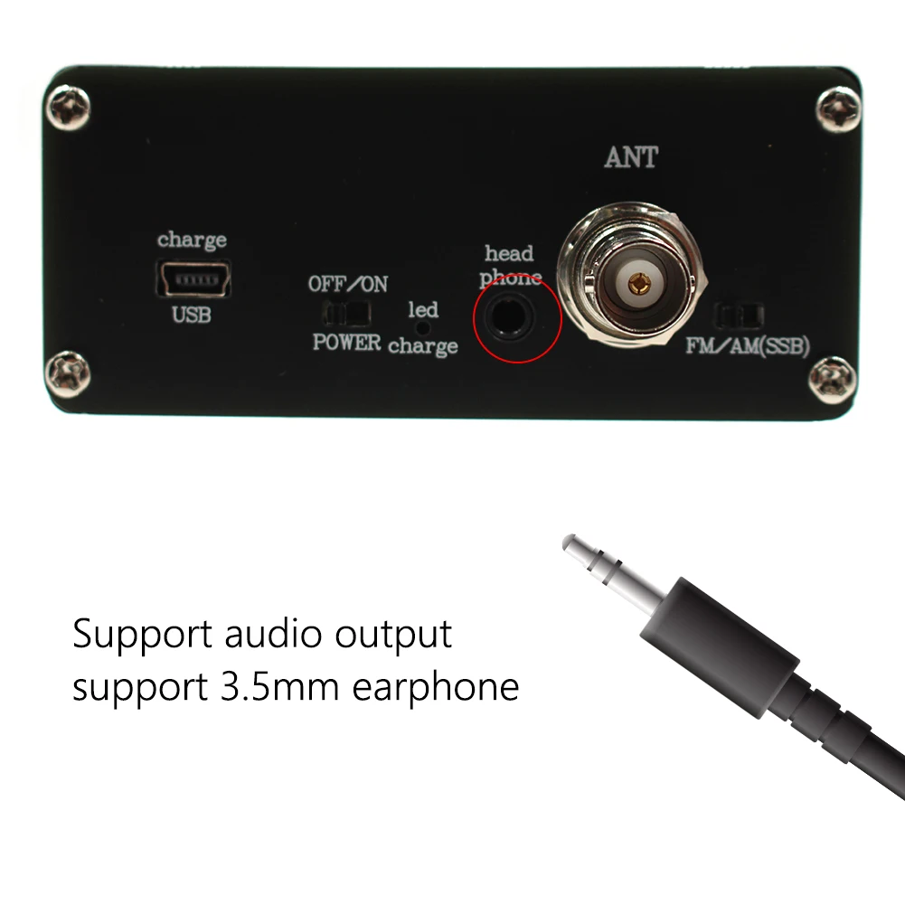 Универсальный радиоприемник SI4732 FM AM (MW SW) SSB (LSB USB) Поддержка динамика с антенной +