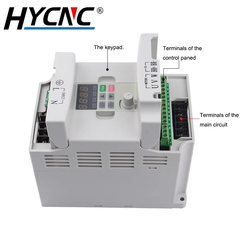 1 шт. FULING1.5 кВт 220 В 380 VFD чистый умеренный преобразователь частоты 0-1000 Гц для