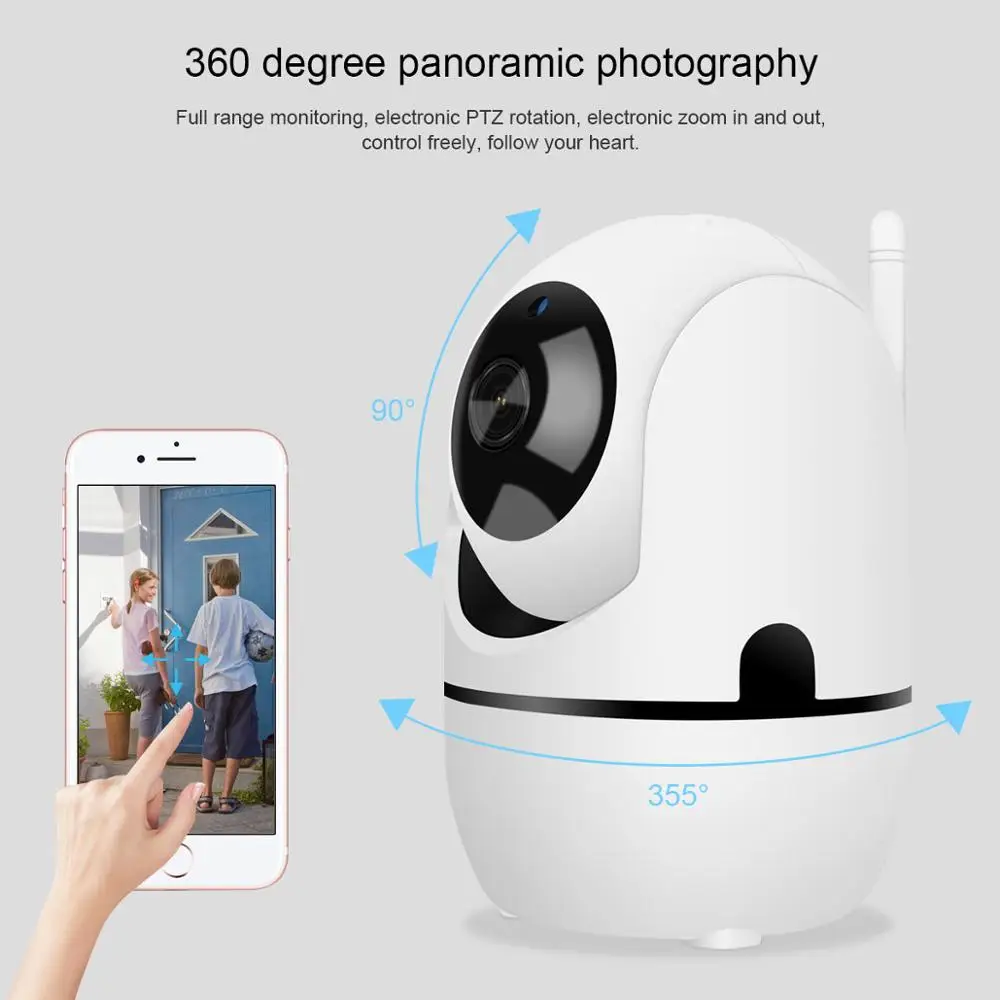 HD 1080P беспроводная Wifi ip камера интеллектуальная домашняя видеонаблюдения
