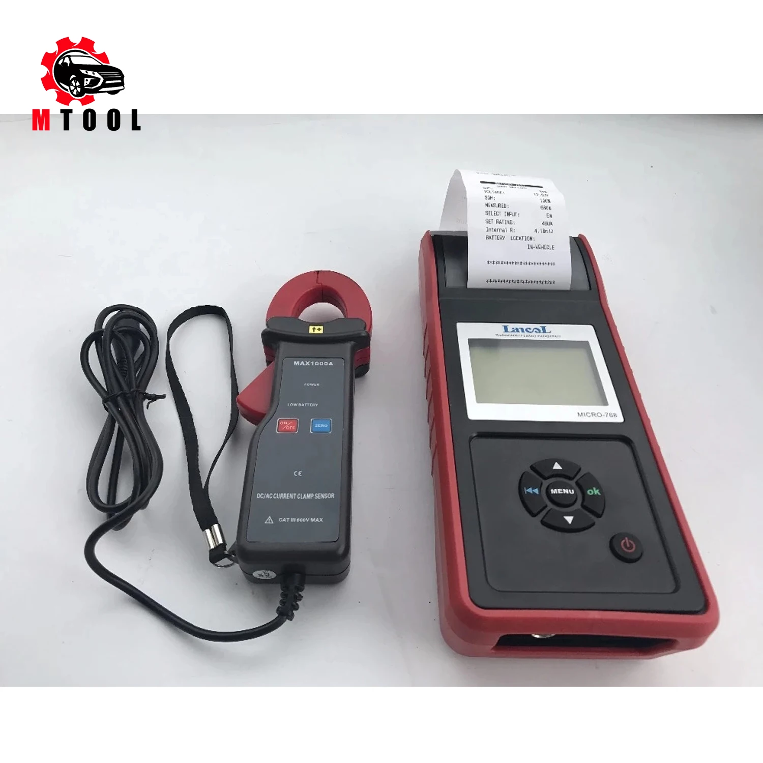 

High quality Battery Tester Analyzer cca 12v MICRO-768A Automotive Battery Load Internal Resistance Tester with Printer