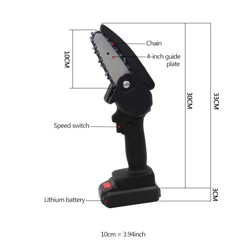 2 шт. литиевая батарея портативная перезаряжаемая электрическая обрезная пила