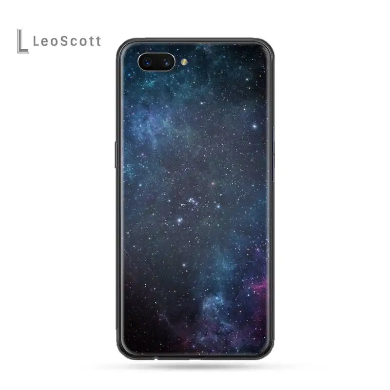 

Art design aesthetics gradient starry sky Phone Cases For OPPO F 1S 7 9 K1 A77 F3 RENO F11 A5 A9 2020 A73S R15 REALME PRO