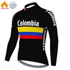 2021 Колумбийская зимняя термофлисовая мужской велоспорт Мужская одежда для велоспорта