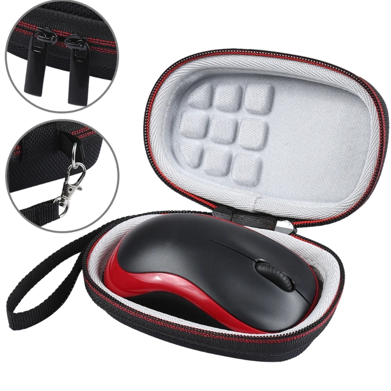 

Travel Storage Bag Carrying Box Mouse Case Shell for-Logitech M185 M186 Mice