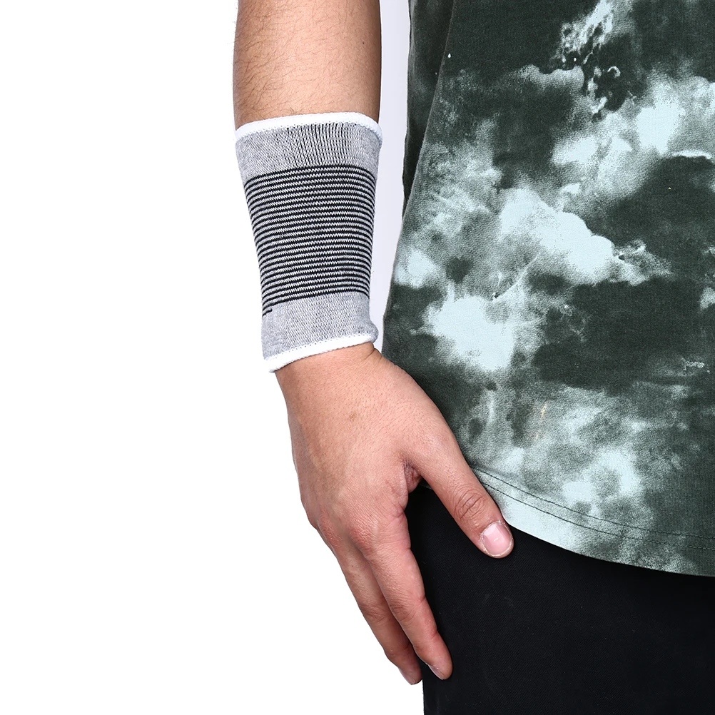 

Unisex Weave Wristband Sport Sweatband Arm Band Basketball Tennis Gym Wrist Support Tennis Gym Yoga Guard Protector