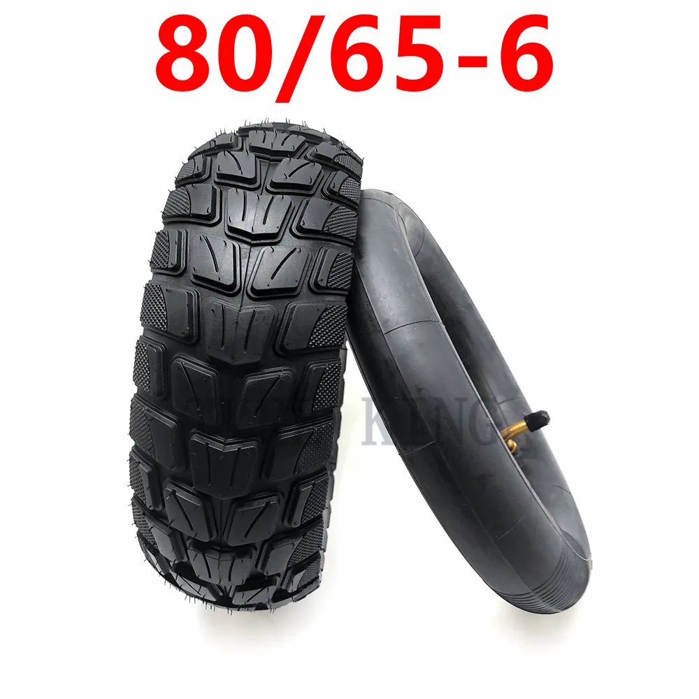 

80/65-6 Inner Outer Tyre for Electric Scooter E-Bike 10x3.0-6 Thicken Widen Hard Wear-resistant Road Tires Inner Tubes