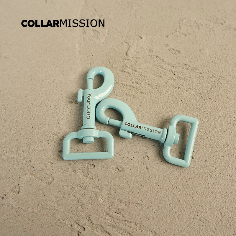 Синий цвет выпечки Краска собака клип прочный и сильный поворотный крюк Мы