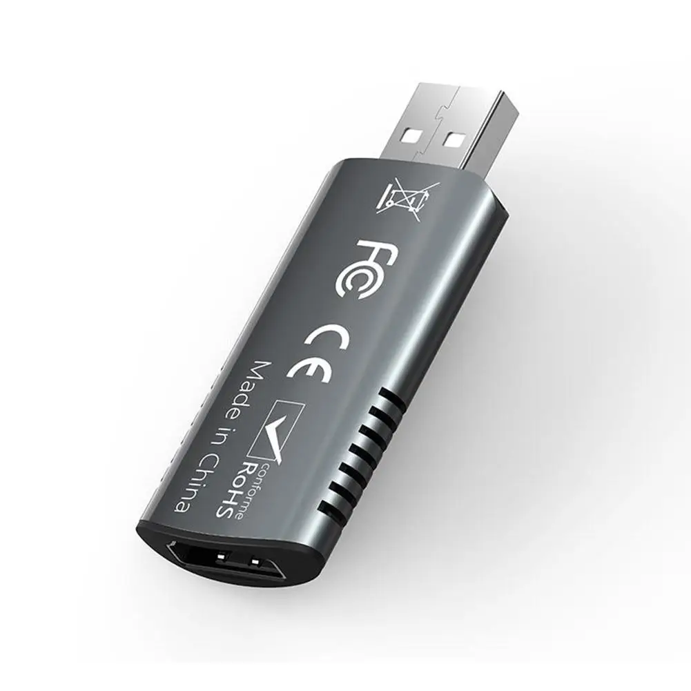 Мини USB 2 0 Аудио Видео карта захвата 1080p HD плата сбора данных конвертер для