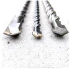 1 шт. 450 мм 10-25 мм SDS + плюс двойные спиральные биты для перфоратора твист электрический молоток Круглый хвостовик Сверло