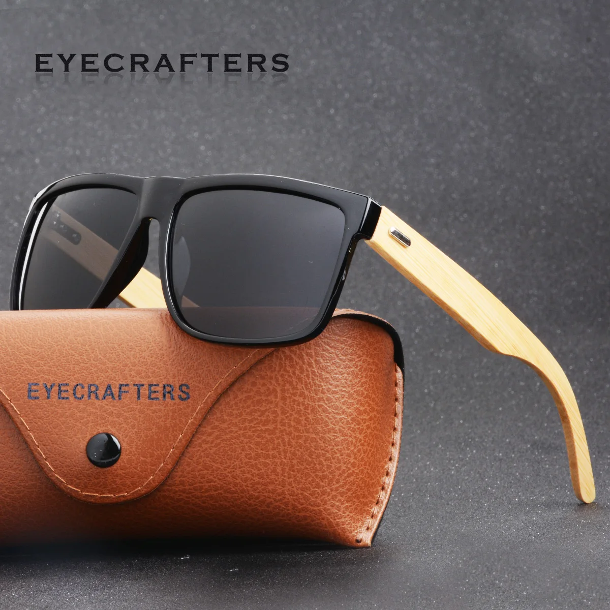 Солнцезащитные очки с бамбуковым покрытием для мужчин и женщин Поляризационные