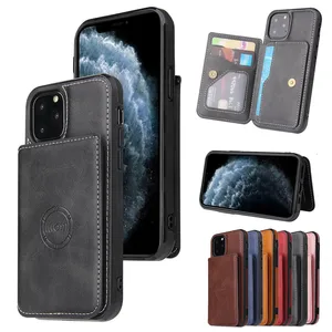 leather case for iphone 8 7 6 6s plus se 2020 11 12 13 mini pro x xs max xr luxury wallet card phone bags cover free global shipping
