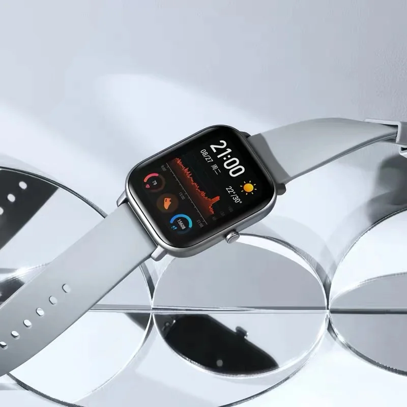 Глобальная версия Amazfit GTS мужские Смарт-часы 1,6" retina дисплей водонепроницаемые Смарт-часы 14 дней батарея управление музыкой черный Firday