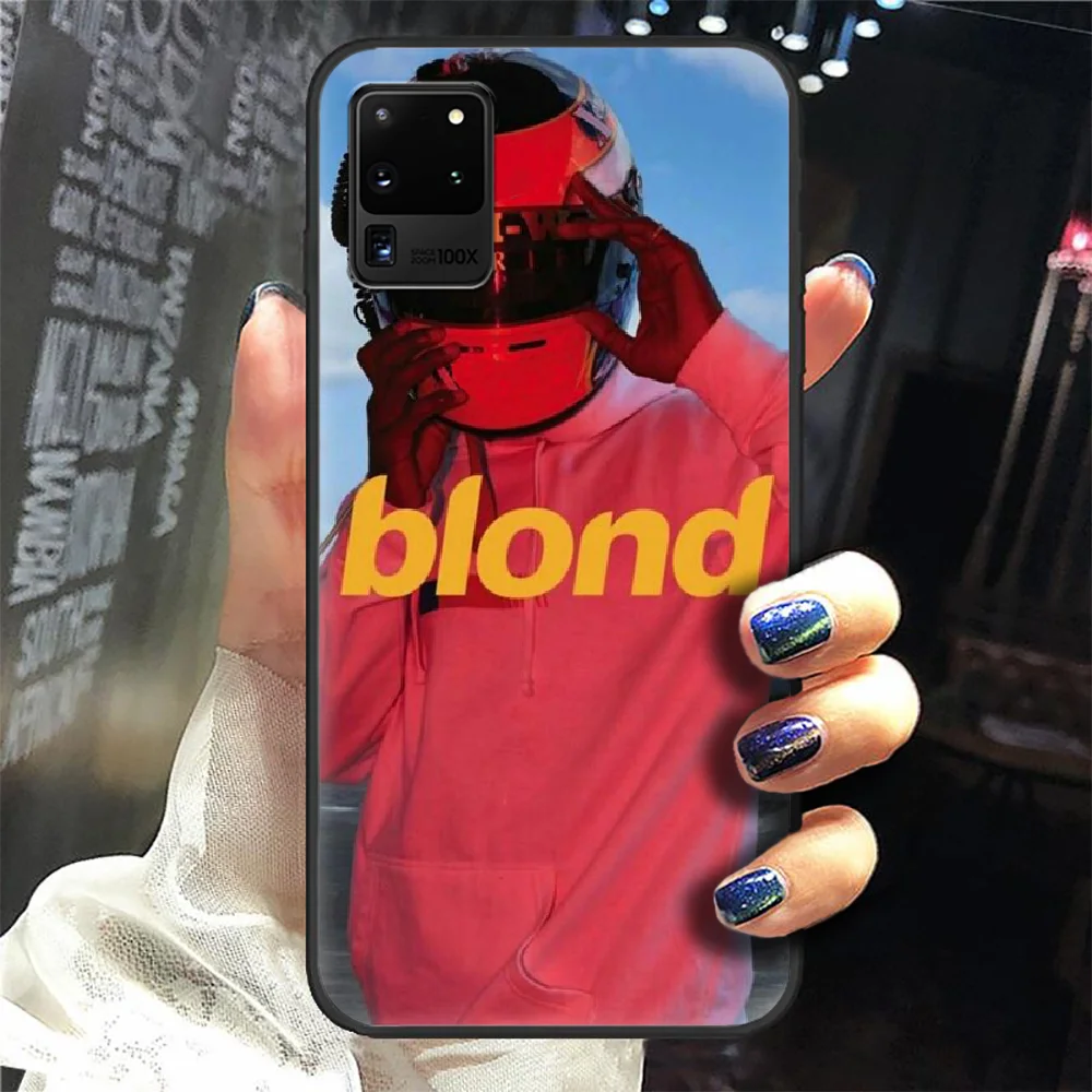 

Frank blond Ocean Phone Case Cover Hull For Samsung Galaxy S 6 7 8 9 10 e 20 edge uitra Note 8 9 10 plus black Cell Trend Prime