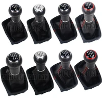 for vw sharan 2001 2002 2003 2004 2005 2006 2007 2008 2009 2010 car styling 5 6 speed car gear stick shift knob with boot