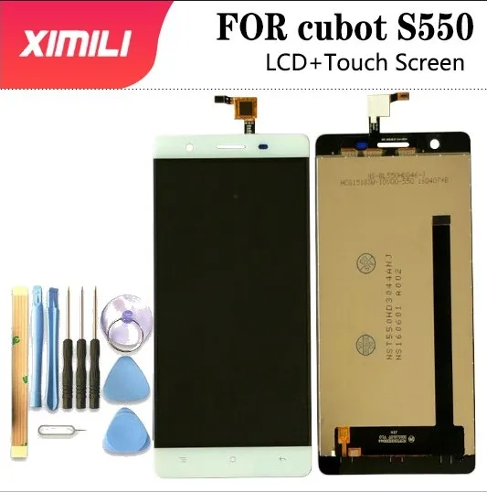 5 &quotдля Cubot S550 NSF550HD3044 ЖК дисплей + сенсорный экран 100% Оригинальный дигитайзер