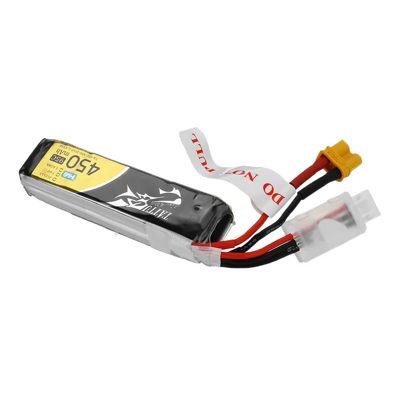 1/2/4 шт. татту 7 6 V 450 мА/ч 95C 2S HV 4 35 пакет XT30 Plug Lipo Батарея для Betafpv квадролет с