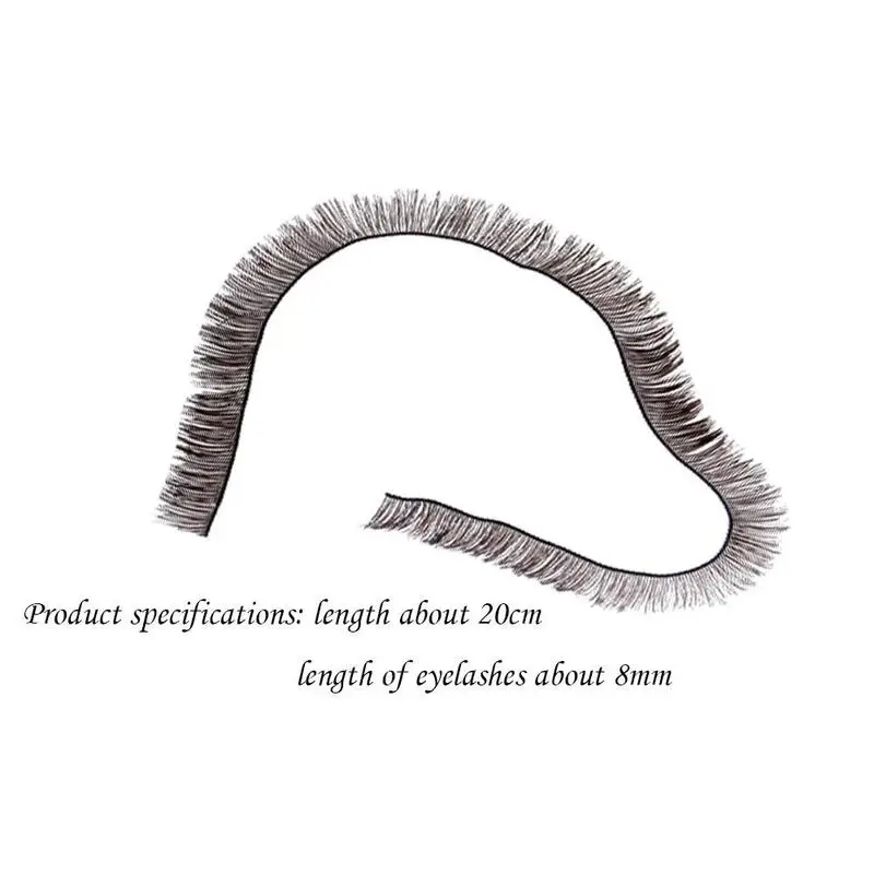 

Drawing false eyelashes Wholesales length about 20cm, length of eyelashes about 8mm eyelashes for doll or reborn doll accessory