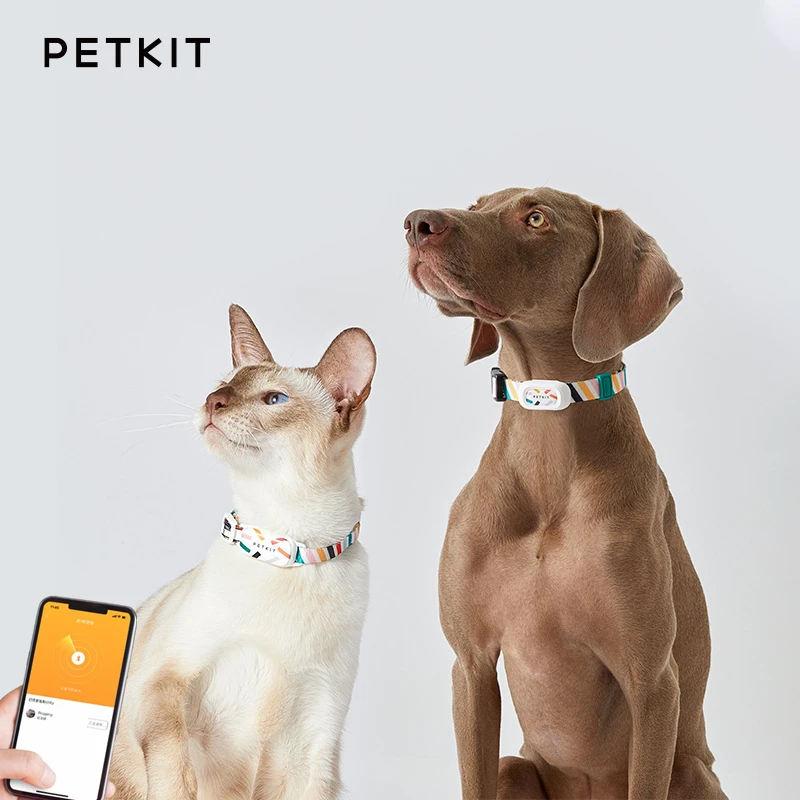 Умный персонализированный ошейник Xiaomi PETKIT для собак и кошек Регулируемый мягкий