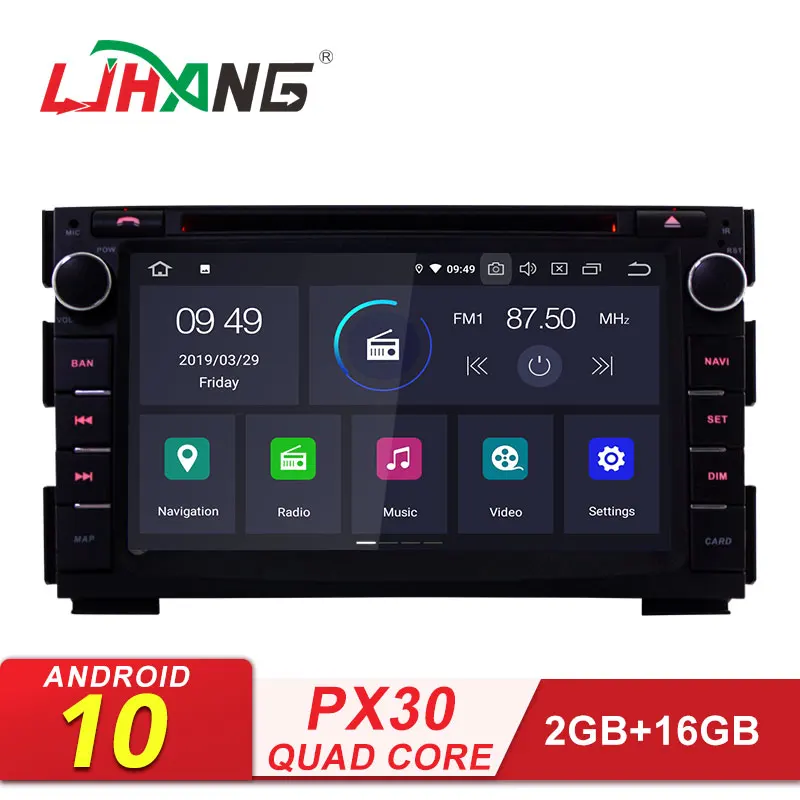 LJHANG автомобильный dvd-плеер Android 10 для Kia Ceed Venga 2009 2010 2011 2012 GPS WIFI Мультимедиа 2 Din