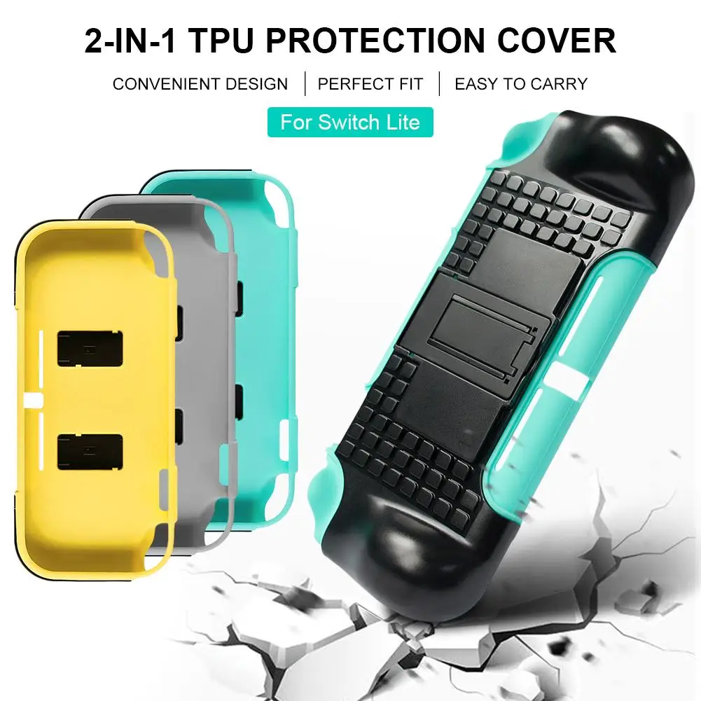 Мягкий ТПУ чехол 2 в 1 для Nintendo Switch Lite защитный чехлы Fundas Coque|Запасные части| |
