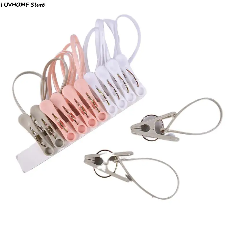 12 шт./компл. ветрозащитные прищепки пластиковые зажим для белья портативный