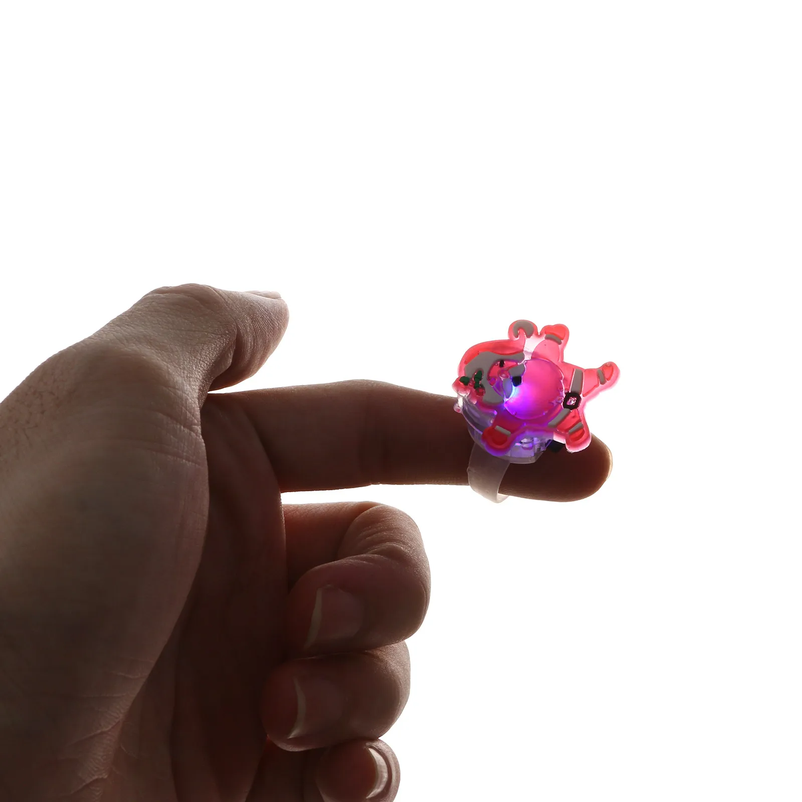 Рождественский подарок вечерние Рождественские огни Санта-Клаус снежинка