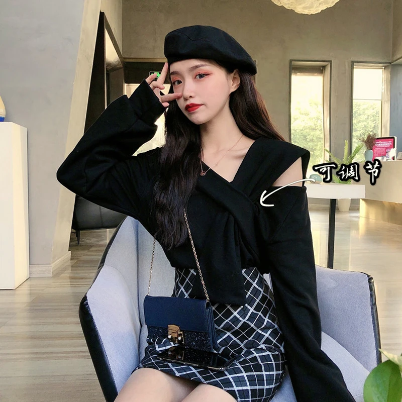 Joinyouth корейский свитер Одноцветный крест милые пуловеры Harajuku Осень зима теплая