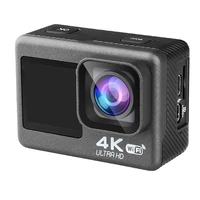 at q60er action camera 4k 60fps 24mp 2 0 inch lcd waterproof camera dual screen wifi remote control anti shake camera