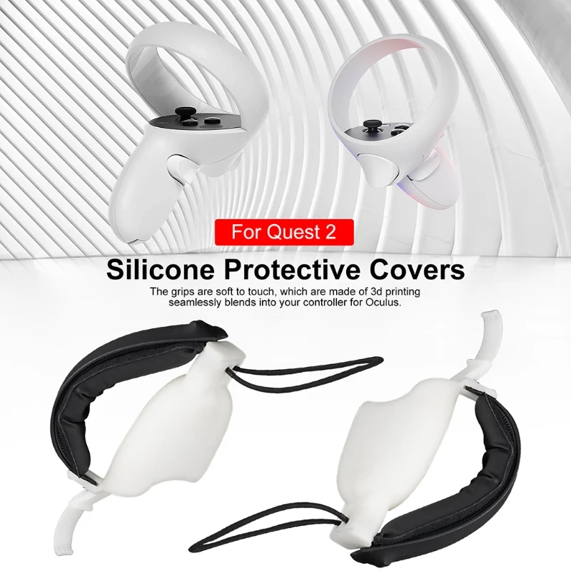 

Anti-slip Handle Protector Covers for Oculus Quest 2 VR Accessories Controller Anti-collision 3D Printing PLA Cover