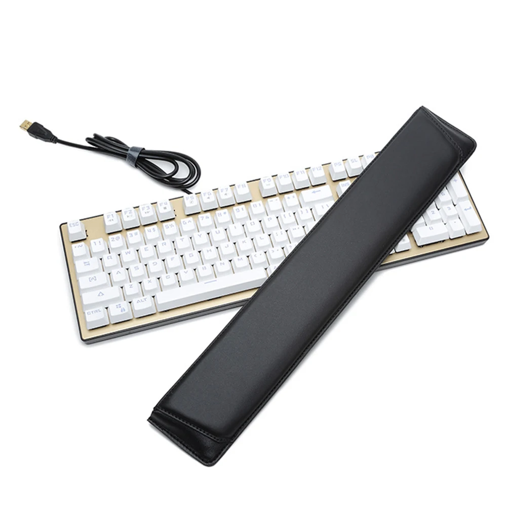 87/104 Keys Soft Faux Leather Keyboard Hand Comfort Rest Pad Support Cushion tray | Компьютеры и офис