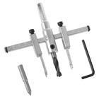 2020 новый регулируемый 30-130 мм металлический деревянный круг отверстие пилы сверло резак набор DIY инструмент