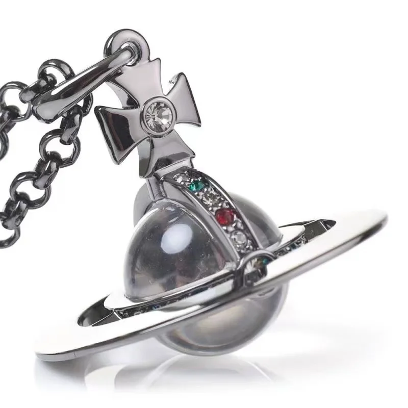 Модное ожерелье из хрустального стекла с бусинами для женщин аниме-фигурка