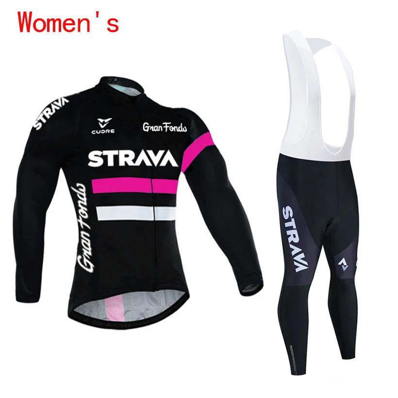 Женский комплект трикотажных изделий STRAVA одежда для велоспорта с длинным