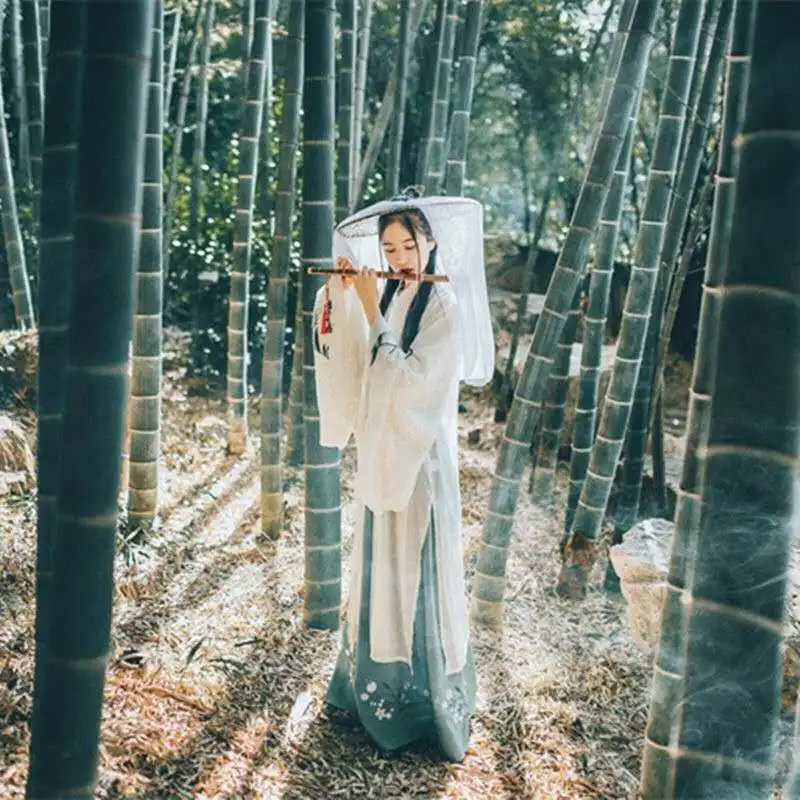 Женские китайские танцевальные костюмы ханьфу династии Цин традиционное