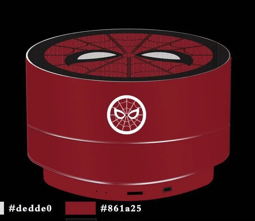 

Marvel Bluetooth speaker Spider-man Spider-Man car bass Card mini Stereo